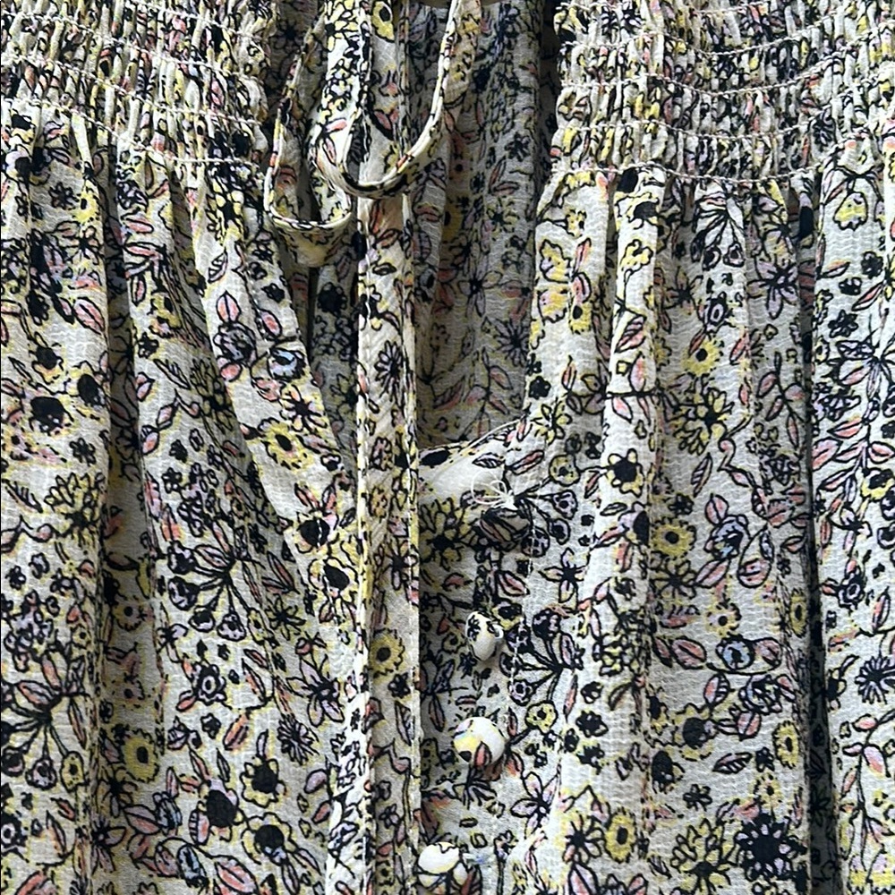 🎉3X HOST PICK🎉Free People Floral Print Lela Blouse - Picture 7 of 10